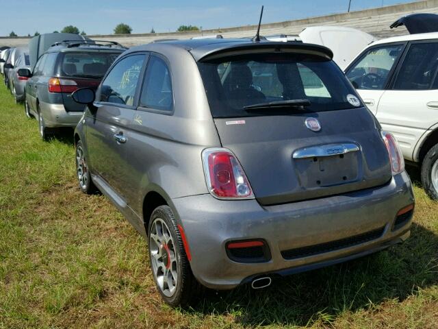 3C3CFFBR9CT126122 - 2012 FIAT 500 SPORT CHARCOAL photo 3