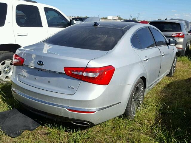 KNALN4D77G5209131 - 2016 KIA CADENZA SILVER photo 4