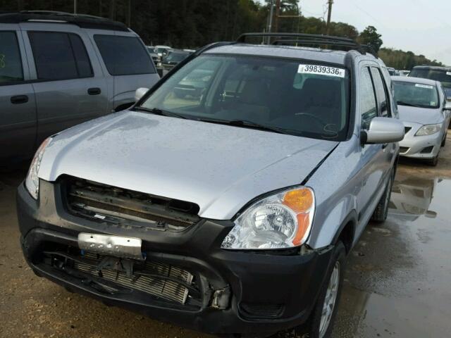 JHLRD77884C048174 - 2004 HONDA CR-V EX SILVER photo 2