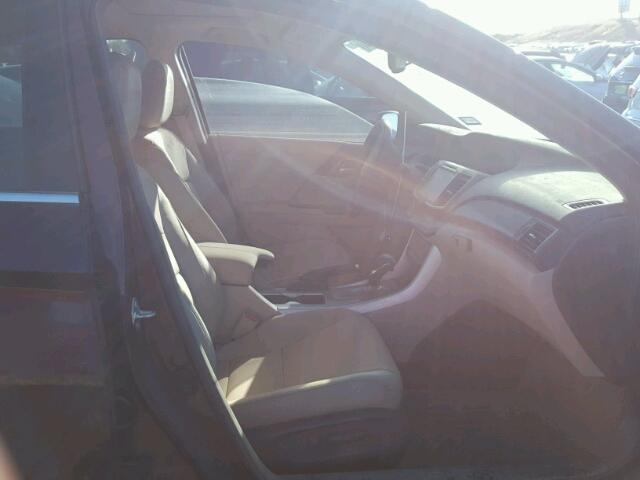 1HGCR3F00HA009879 - 2017 HONDA ACCORD EXL BURGUNDY photo 5