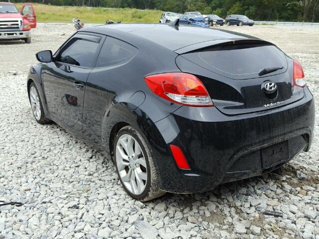 KMHTC6AD9DU122181 - 2013 HYUNDAI VELOSTER B BLACK photo 3