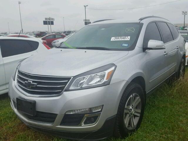 1GNKRHKD8HJ344136 - 2017 CHEVROLET TRAVERSE L SILVER photo 2