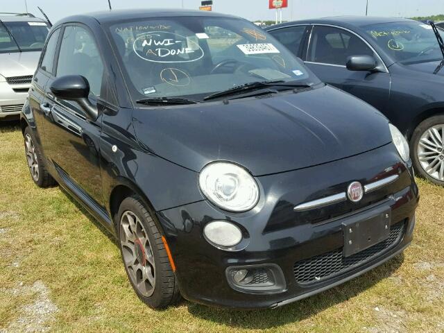 3C3CFFBR2CT115513 - 2012 FIAT 500 GRAY photo 1