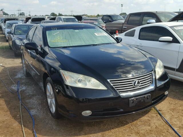 JTHBJ46G182214236 - 2008 LEXUS ES BLACK photo 1