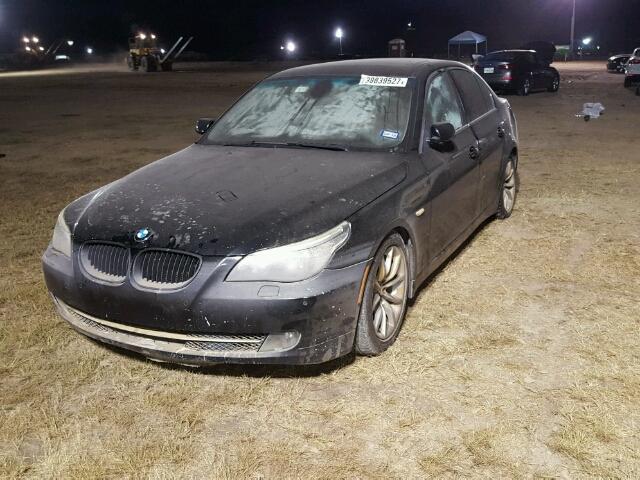 WBANW53578CT49446 - 2008 BMW 550 BLACK photo 2