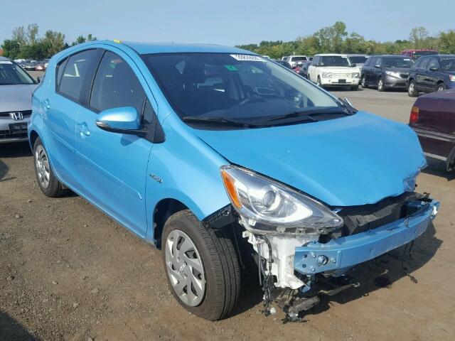 JTDKDTB37F1104588 - 2015 TOYOTA PRIUS C BLUE photo 1