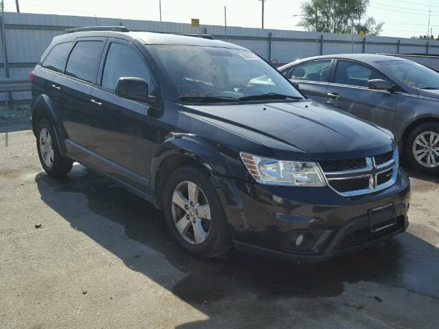 3D4PH1FG2BT528973 - 2011 DODGE JOURNEY MA BLACK photo 1