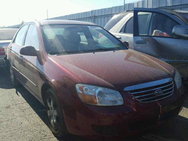 KNAFE122075427253 - 2007 KIA SPECTRA EX RED photo 1