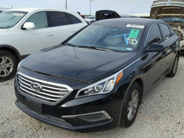 5NPE24AFXGH402325 - 2016 HYUNDAI SONATA SE BLACK photo 2