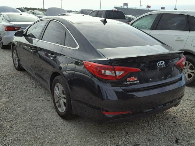 5NPE24AFXGH402325 - 2016 HYUNDAI SONATA SE BLACK photo 3