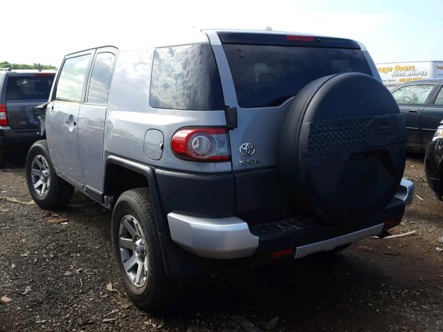 JTEBU4BFXEK192671 - 2014 TOYOTA FJ CRUISER GRAY photo 3