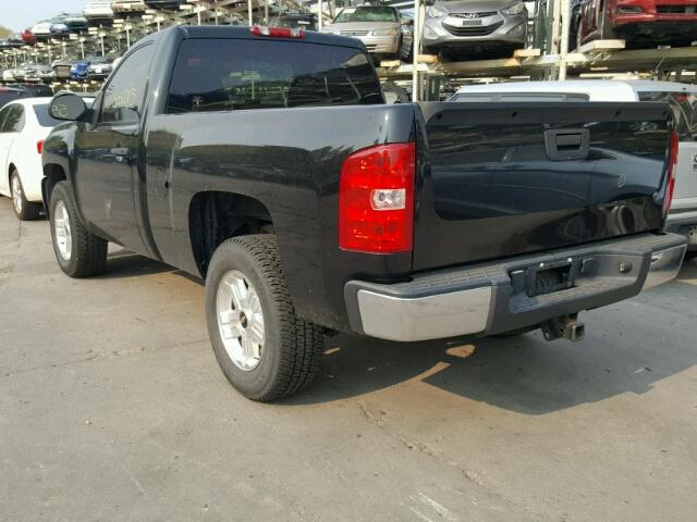 1GCEK14J68Z179919 - 2008 CHEVROLET SILVERADO BLACK photo 3