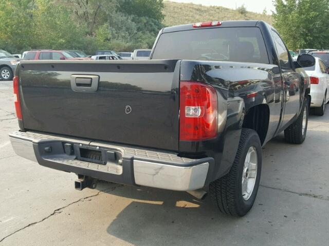 1GCEK14J68Z179919 - 2008 CHEVROLET SILVERADO BLACK photo 4