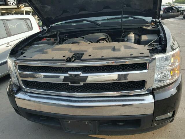 1GCEK14J68Z179919 - 2008 CHEVROLET SILVERADO BLACK photo 7