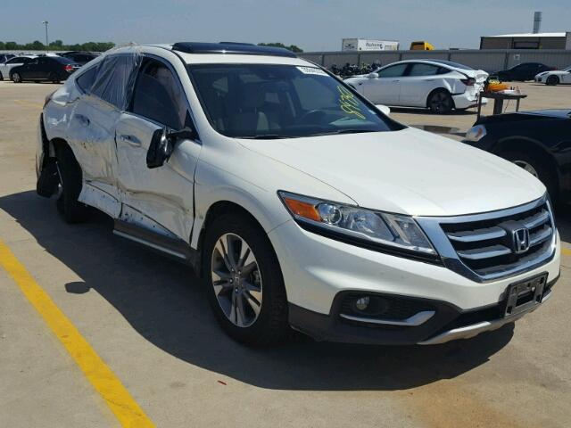 5J6TF1H56EL000456 - 2014 HONDA CROSSTOUR WHITE photo 1