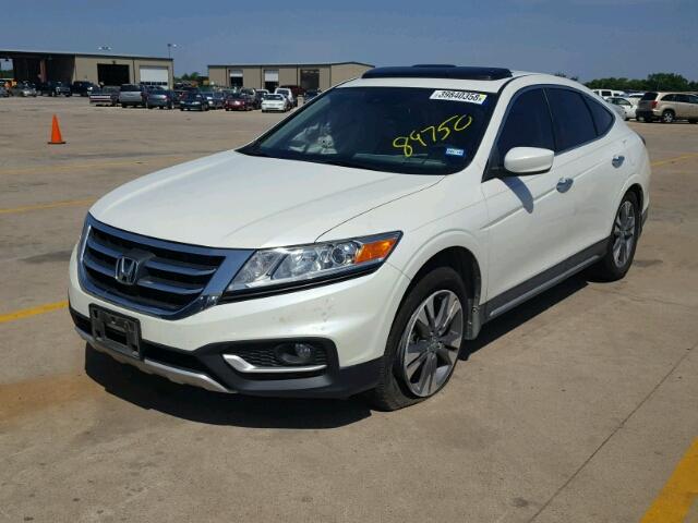 5J6TF1H56EL000456 - 2014 HONDA CROSSTOUR WHITE photo 2