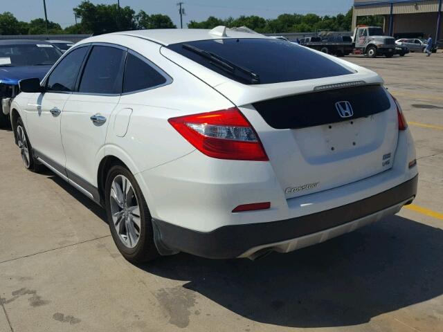 5J6TF1H56EL000456 - 2014 HONDA CROSSTOUR WHITE photo 3