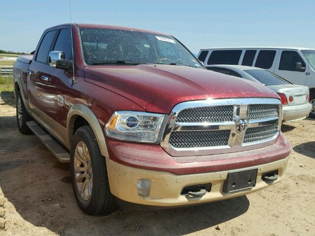 1C6RR6PT5ES358469 - 2014 RAM 1500 LONGH BURGUNDY photo 1