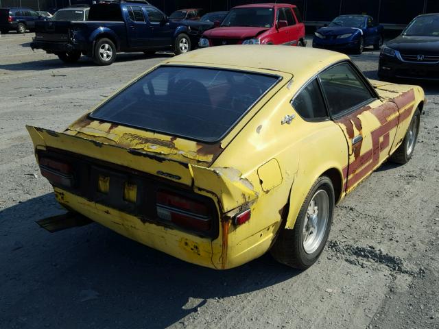 HLS3070400 - 1972 DATSUN 240 YELLOW photo 4