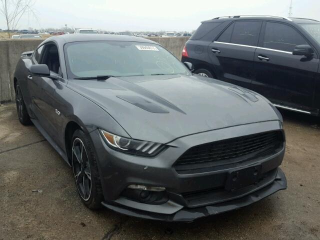 1FA6P8CF3H5237221 - 2017 FORD MUSTANG GRAY photo 1