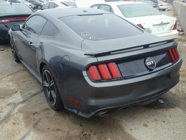 1FA6P8CF3H5237221 - 2017 FORD MUSTANG GRAY photo 3