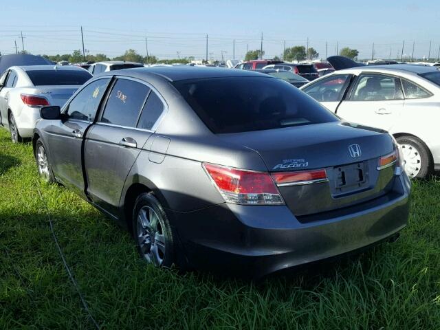 1HGCP2F4XCA004524 - 2012 HONDA ACCORD LX- CHARCOAL photo 3