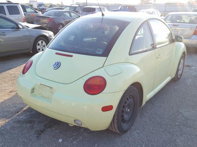 3VWCB21C91M464685 - 2001 VOLKSWAGEN NEW BEETLE 绿色 照片 4