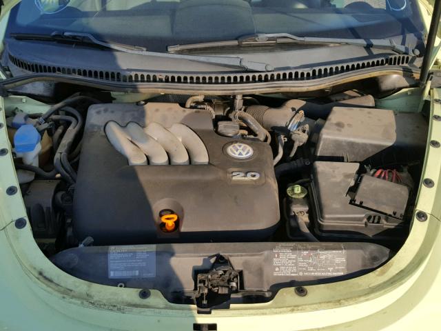 3VWCB21C91M464685 - 2001 VOLKSWAGEN NEW BEETLE 绿色 照片 7