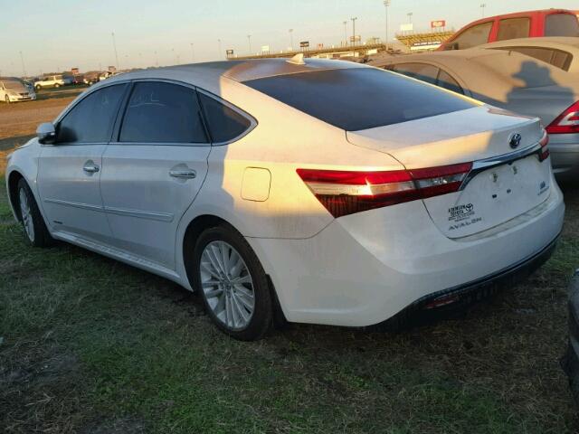 4T1BD1EB2DU016269 - 2013 TOYOTA AVALON WHITE photo 3