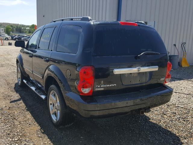 1D8HB58277F530863 - 2007 DODGE DURANGO LI BLACK photo 3