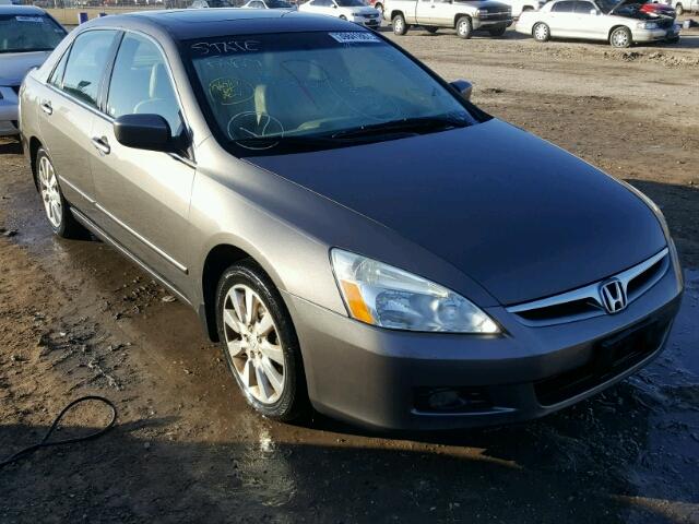 1HGCM66596A003104 - 2006 HONDA ACCORD EX GRAY photo 1