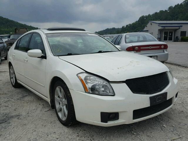 1N4BA41E37C835547 - 2007 NISSAN MAXIMA SE WHITE photo 1