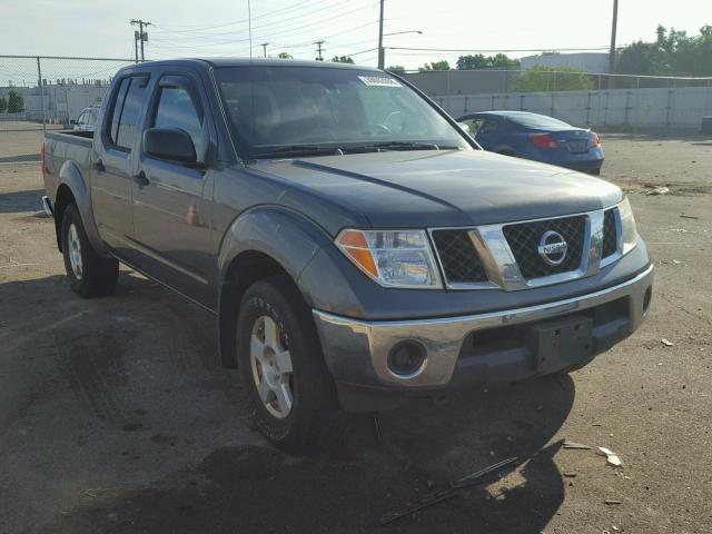 1N6AD07W57C429823 - 2007 NISSAN FRONTIER C GRAY photo 1