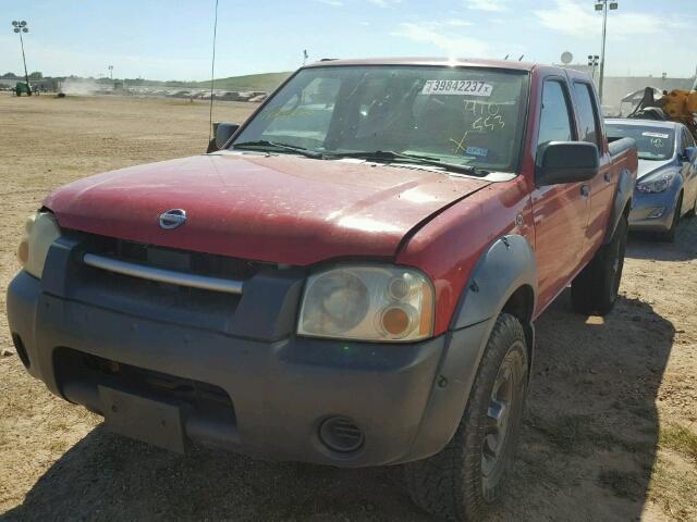 1N6ED27TX3C410553 - 2003 NISSAN FRONTIER RED photo 2