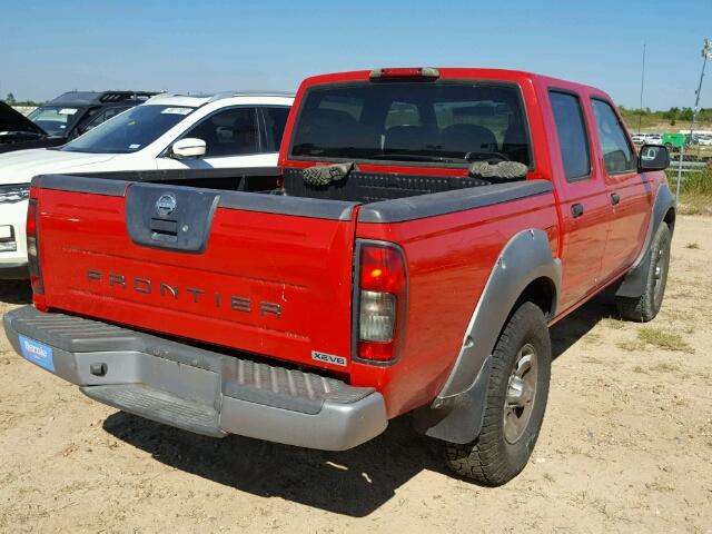 1N6ED27TX3C410553 - 2003 NISSAN FRONTIER RED photo 4