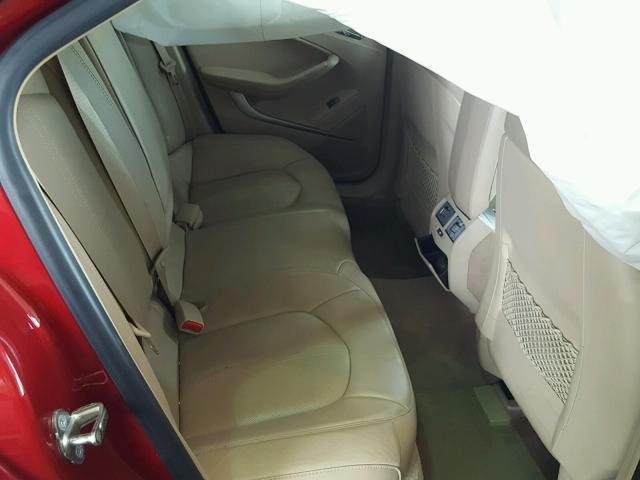 1G6DM5EV7A0130918 - 2010 CADILLAC CTS PERFOR Czerwony zdjęcie 6