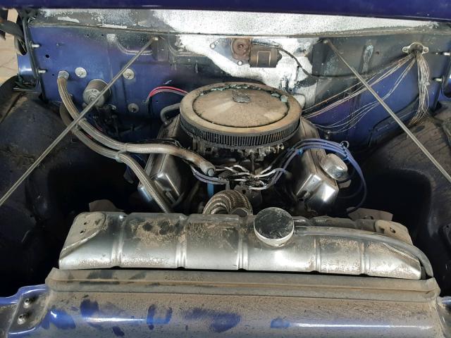 F25D6G17230 - 1956 FORD PICKUP BLUE photo 7