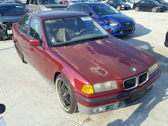 WBACB4317PFL09228 - 1993 BMW 325 I AUTO BURGUNDY photo 1