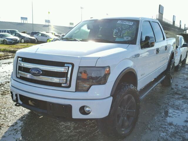 1FTFW1ET7DKD95161 - 2013 FORD F150 WHITE photo 2
