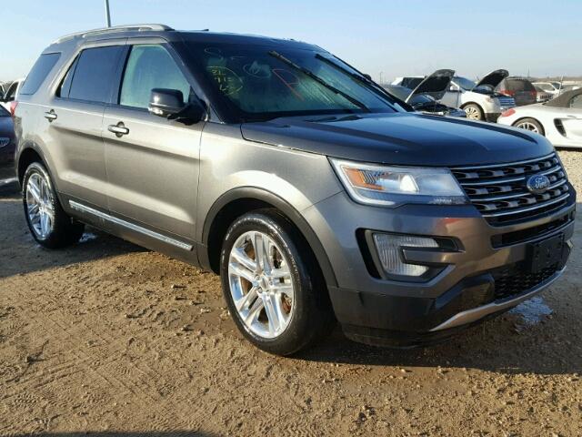 1FM5K7D80GGB61910 - 2016 FORD EXPLORER X CHARCOAL photo 1