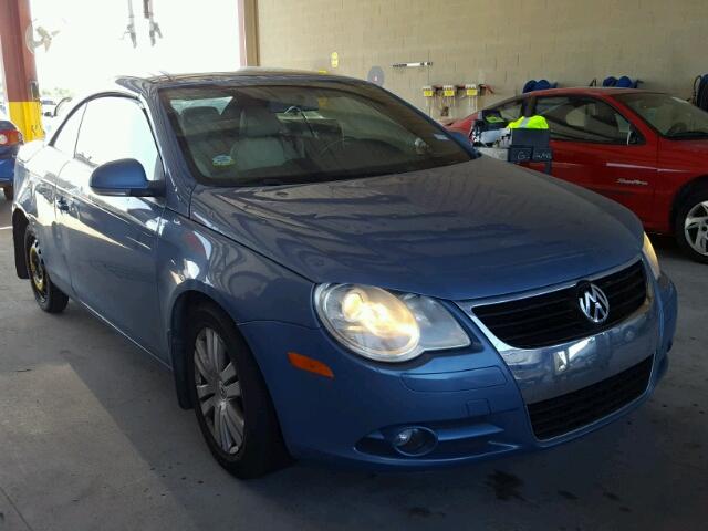 WVWBA71FX8V039324 - 2008 VOLKSWAGEN EOS TURBO BLUE photo 1