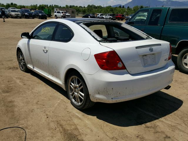 JTKDE177070217076 - 2007 TOYOTA SCION TC 白色 照片 3