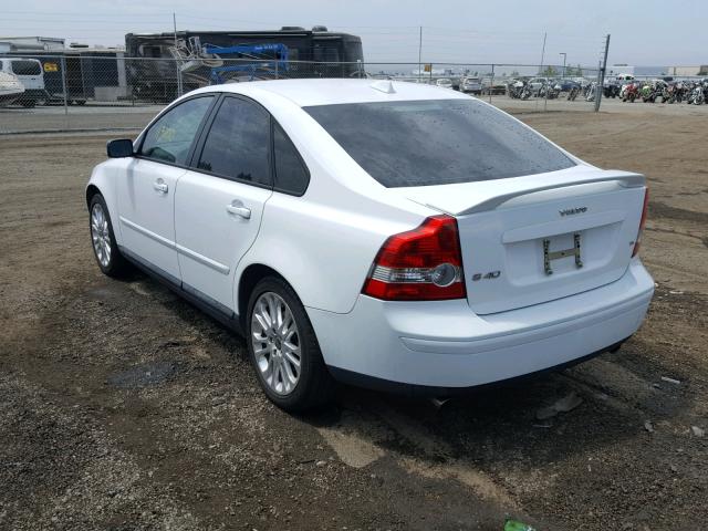 YV1MS682852098415 - 2005 VOLVO S40 T5 WHITE photo 3