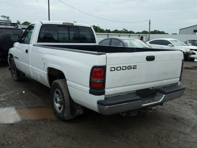 1B7HC16Y0VS104366 - 1997 DODGE RAM 1500 WHITE photo 3