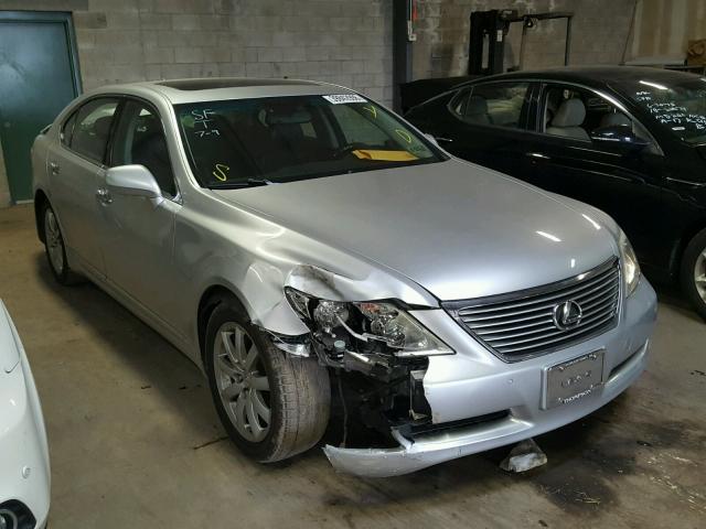 JTHGL46F885023564 - 2008 LEXUS LS 460L GRAY photo 1