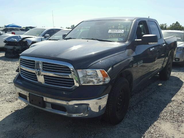 1C6RR6LT0FS663871 - 2015 RAM 1500 BLUE photo 2