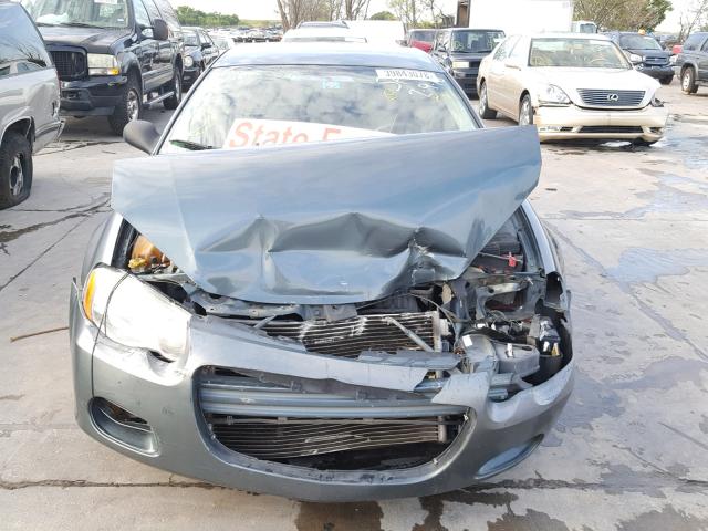 1C3EL46J45N517787 - 2005 CHRYSLER SEBRING BLUE photo 9