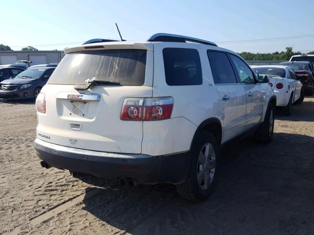 1GKER33768J242694 - 2008 GMC ACADIA SLT თეთრი ფოტო 4
