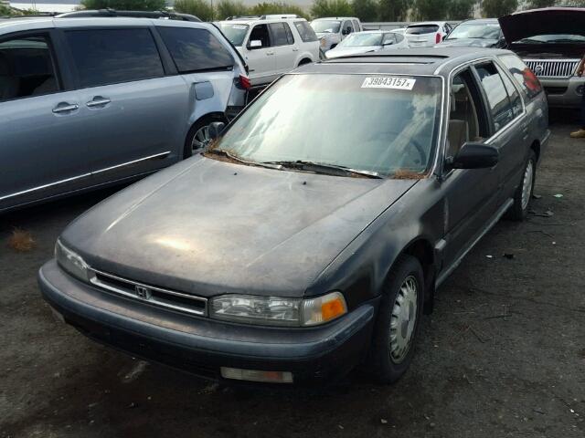 1HGCB9869MA004778 - 1991 HONDA ACCORD EX GREEN photo 2