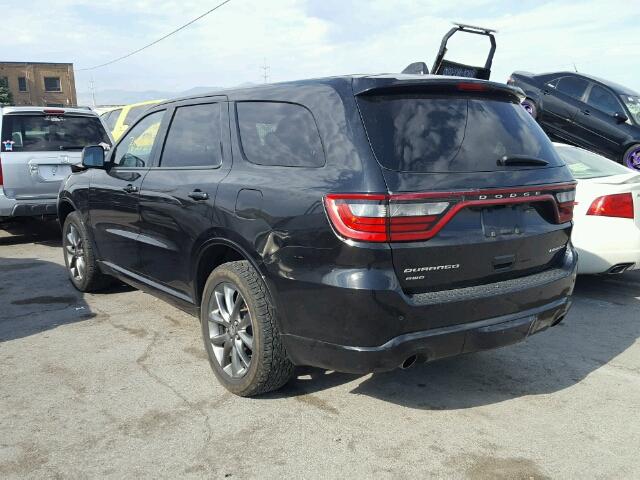 1C4RDJDG5FC736139 - 2015 DODGE DURANGO LI BLACK photo 3